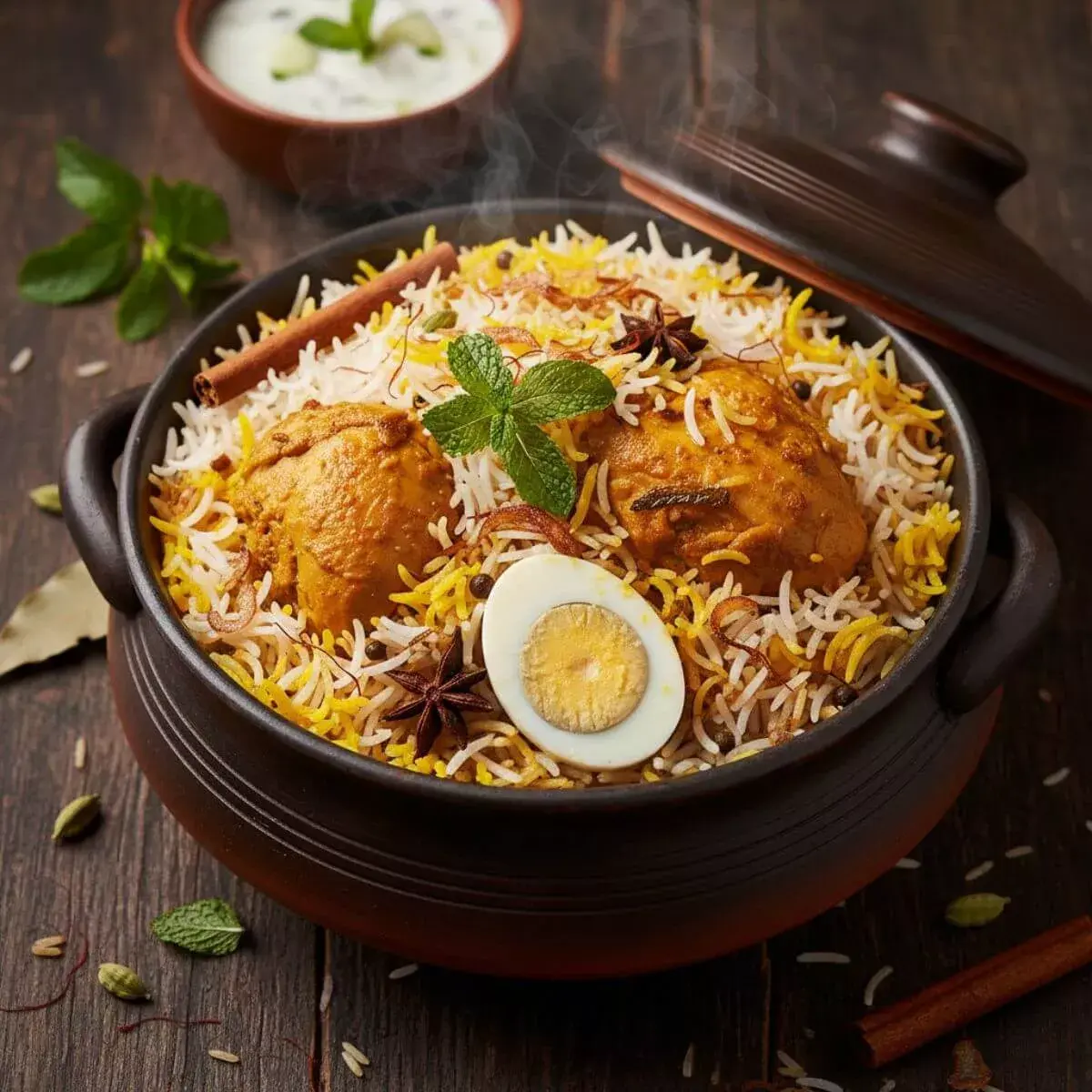 Aromatic Chicken Biryani at Dosa Grill Calgary